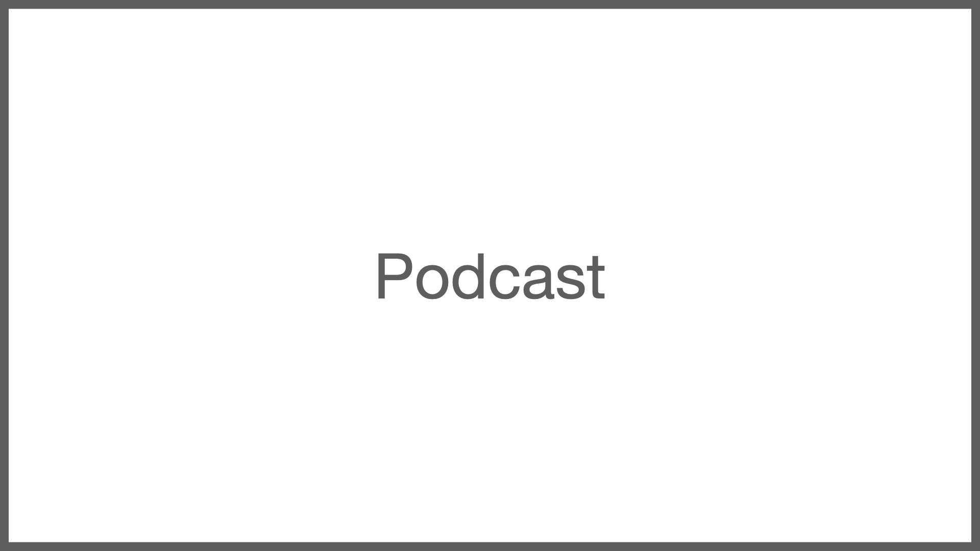 Podcast que escucha Juan Luis Martel